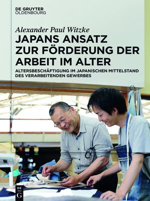 cover image of Japans Ansatz zur Förderung der Arbeit im Alter